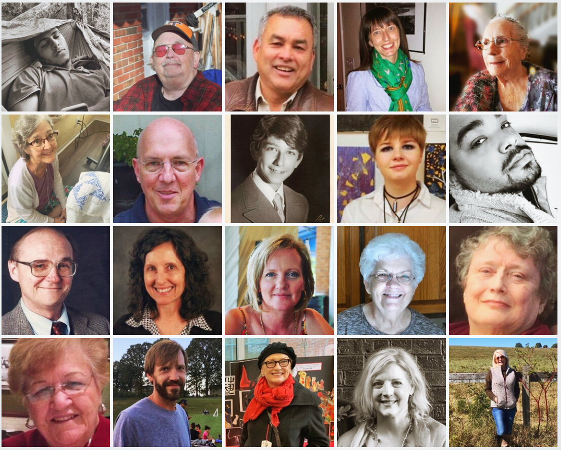  Collage of faces 