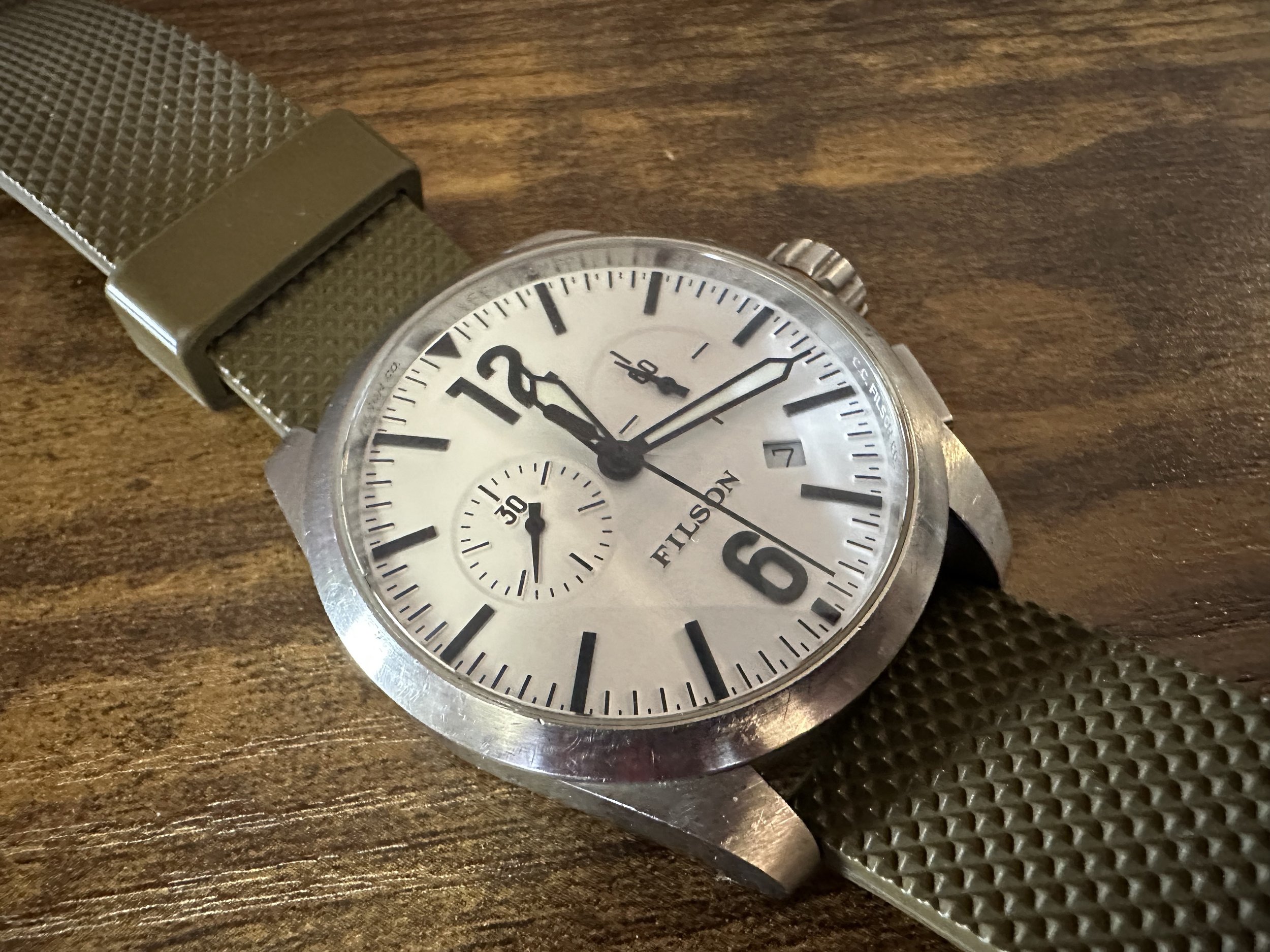  Wrist watch shows the time as a reminder to slow down and give yourself enough time to sit with your writing 