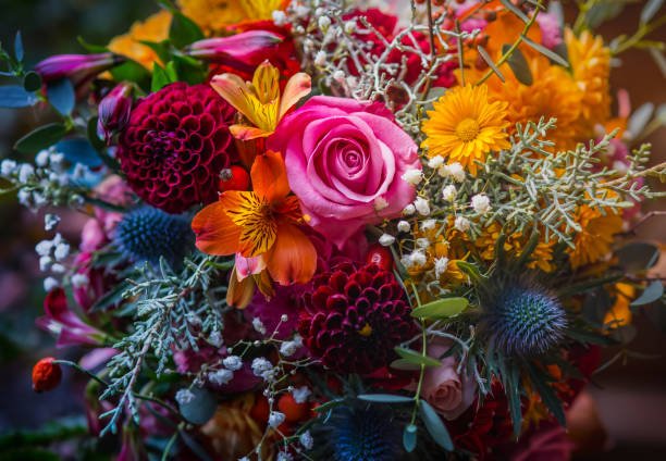 Get creative with your Thanksgiving bouquet and include flowers you know your loved one would adore.